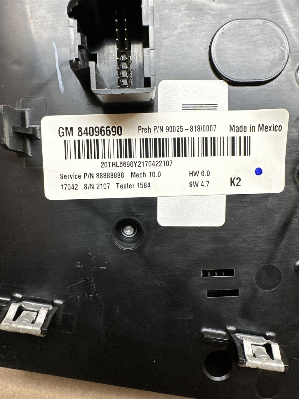 2016 2017 GMC Terrain Radio Face Climate Control Panel Bezel 840966907