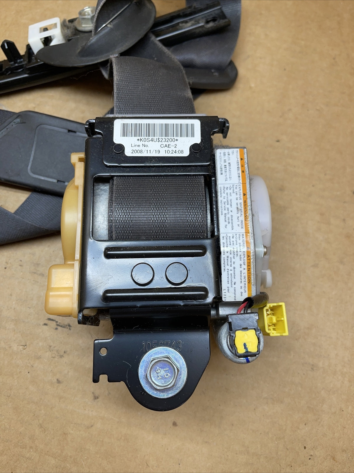 2009 2014 Acura TSX Front Left Driver Side Seat Belt Seatbelt Retractor Assembly2