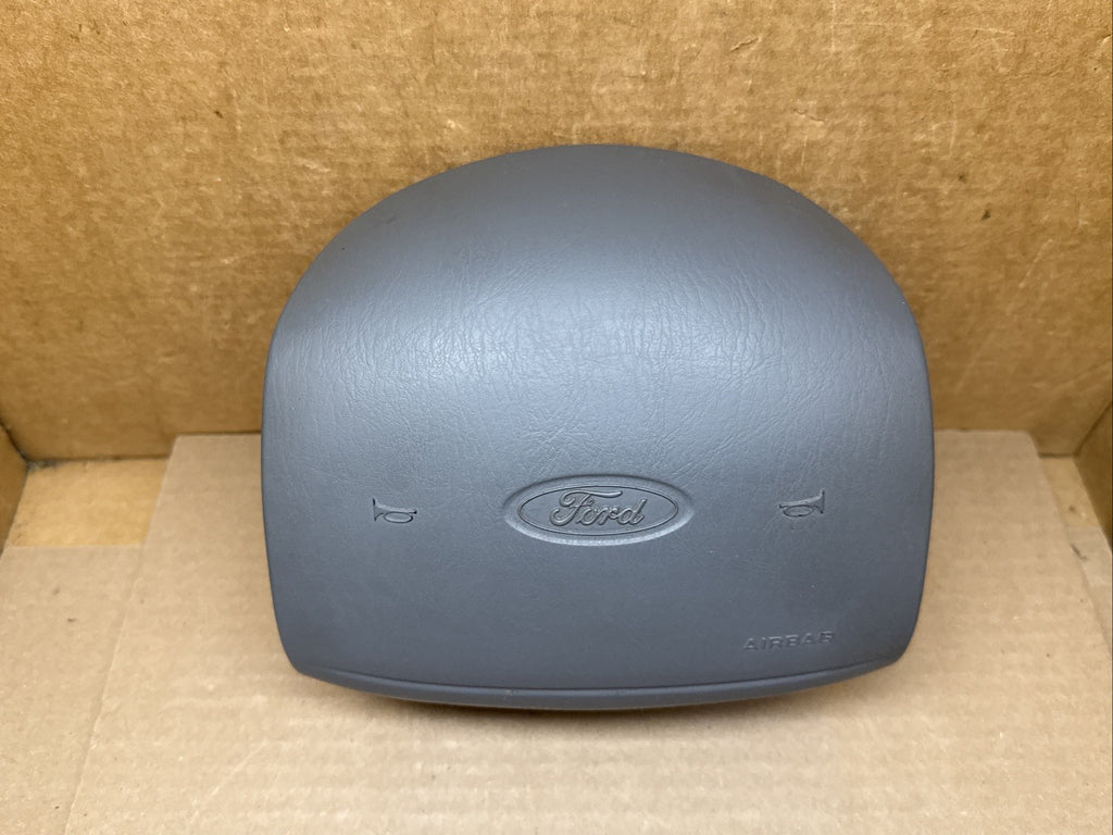 97 02 F150 Expedition Front Left Driver Side Steering Wheel Air Bag Airbag Gray1