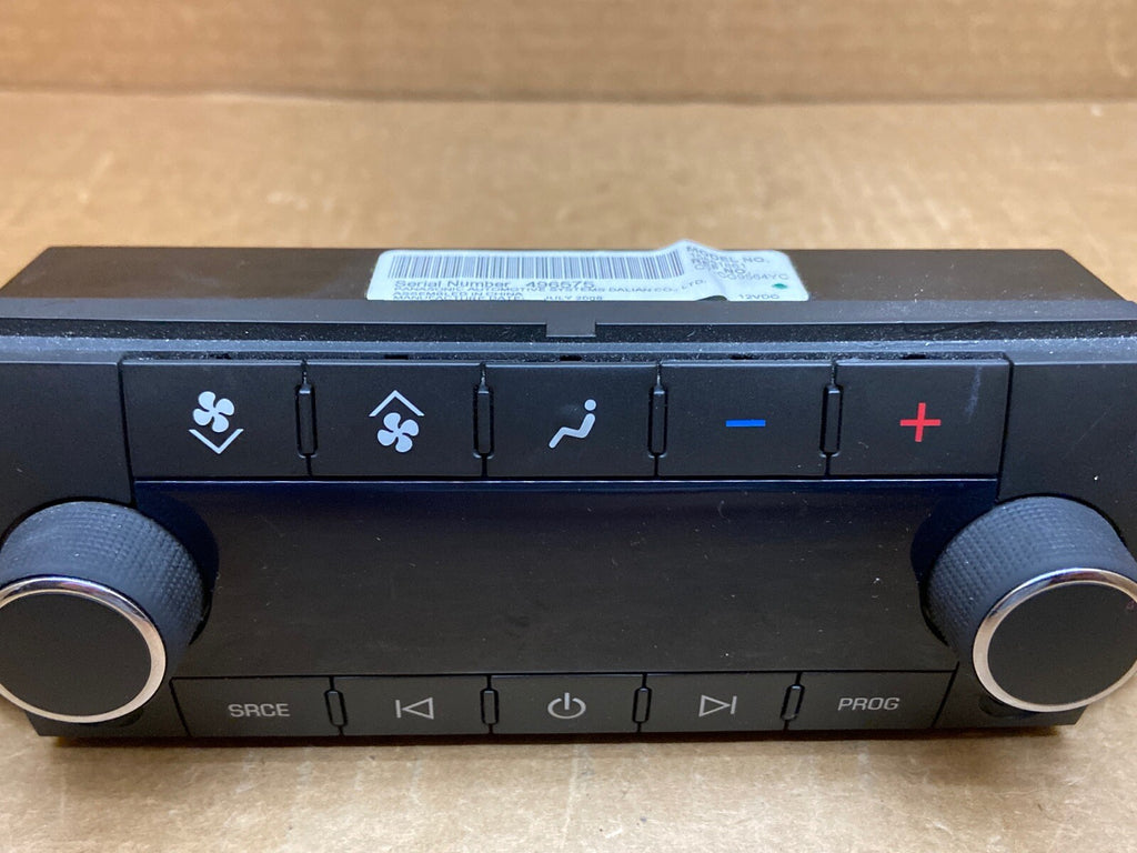 09 16 Tahoe Yukon Enclave Traverse Rear Climate Radio Control OEM 158818611