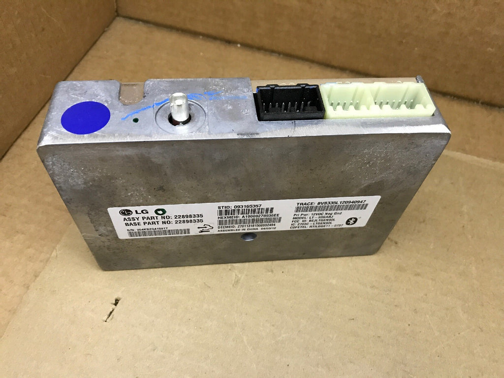 12 13 14 CHEVROLET TAHOE ONSTAR COMMUNICATION CONTROL MODULE 22898335 OEM4