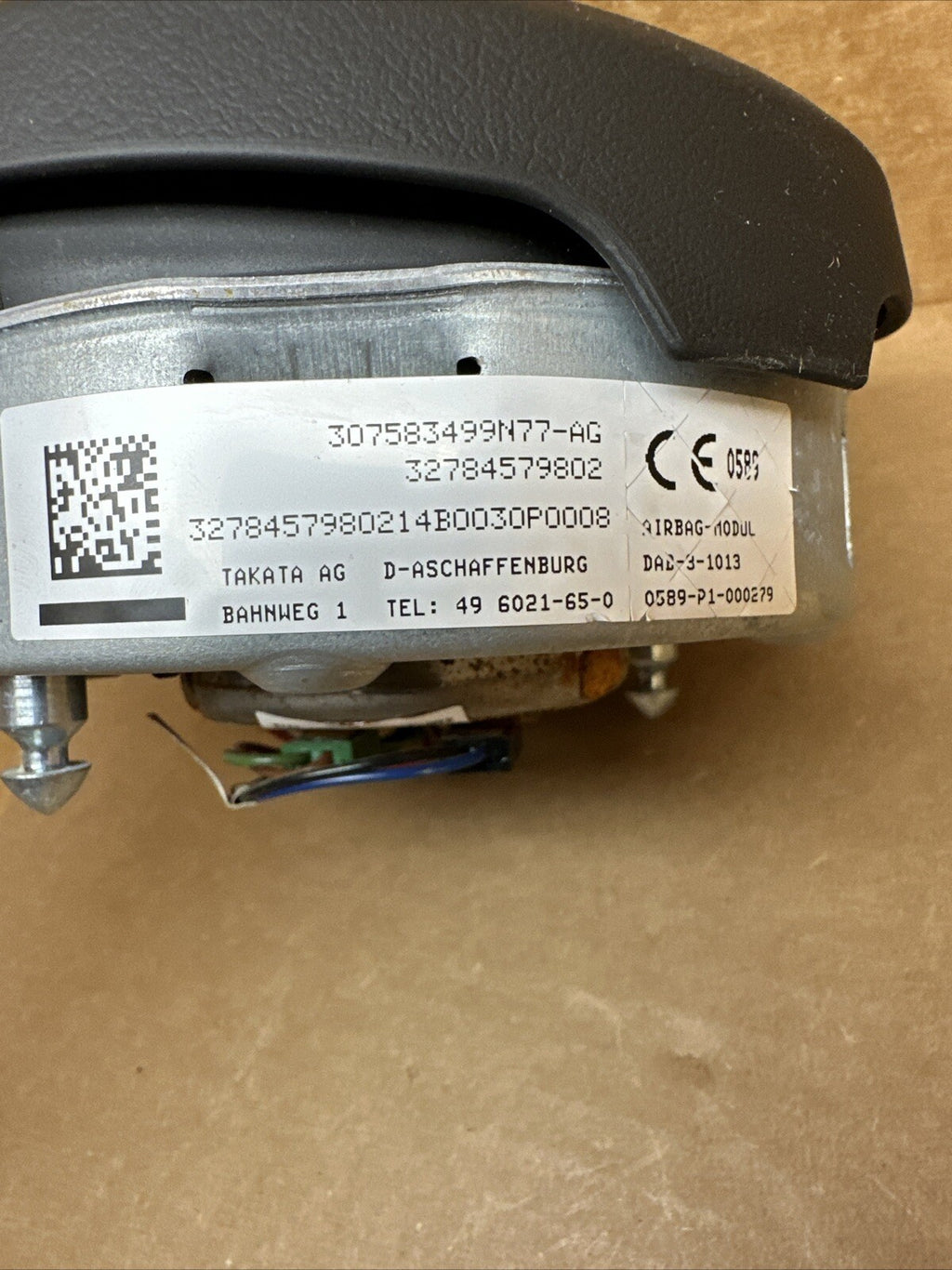 2014 2016 BMW 435i Front Left Driver Side Steering Wheel Air Bag Airbag7