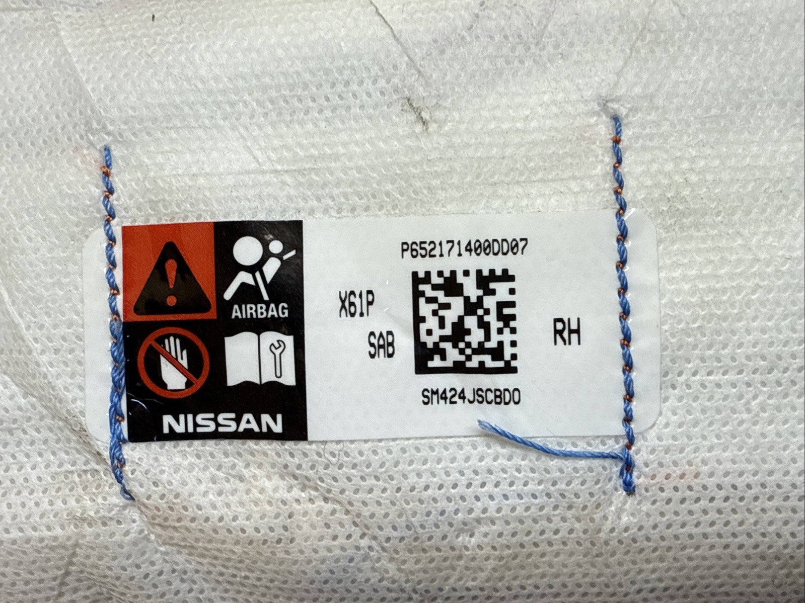 2022 2026 Nissan Frontier Front Right Side Passenger Seat Air Bag Airbag3