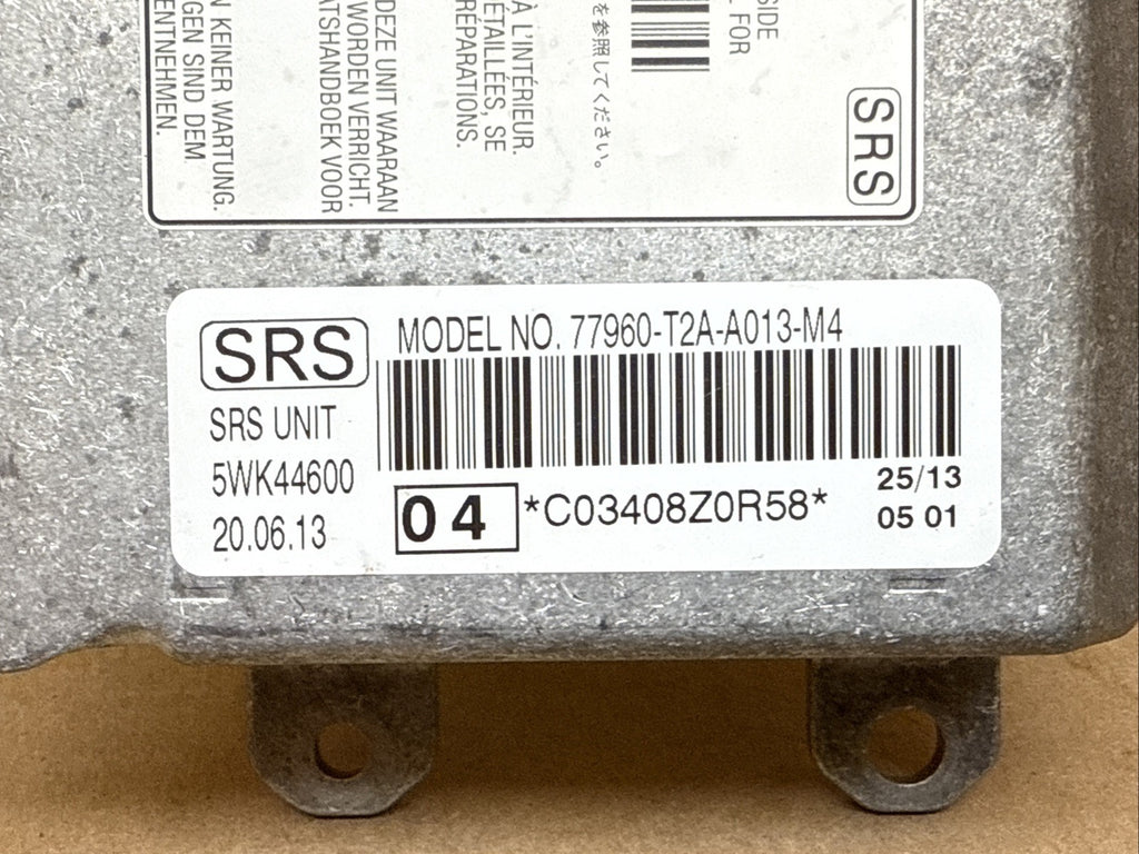 2013 2015 Honda Accord Air Bag Airbag Computer Control Module 77960 T2A A013 M41