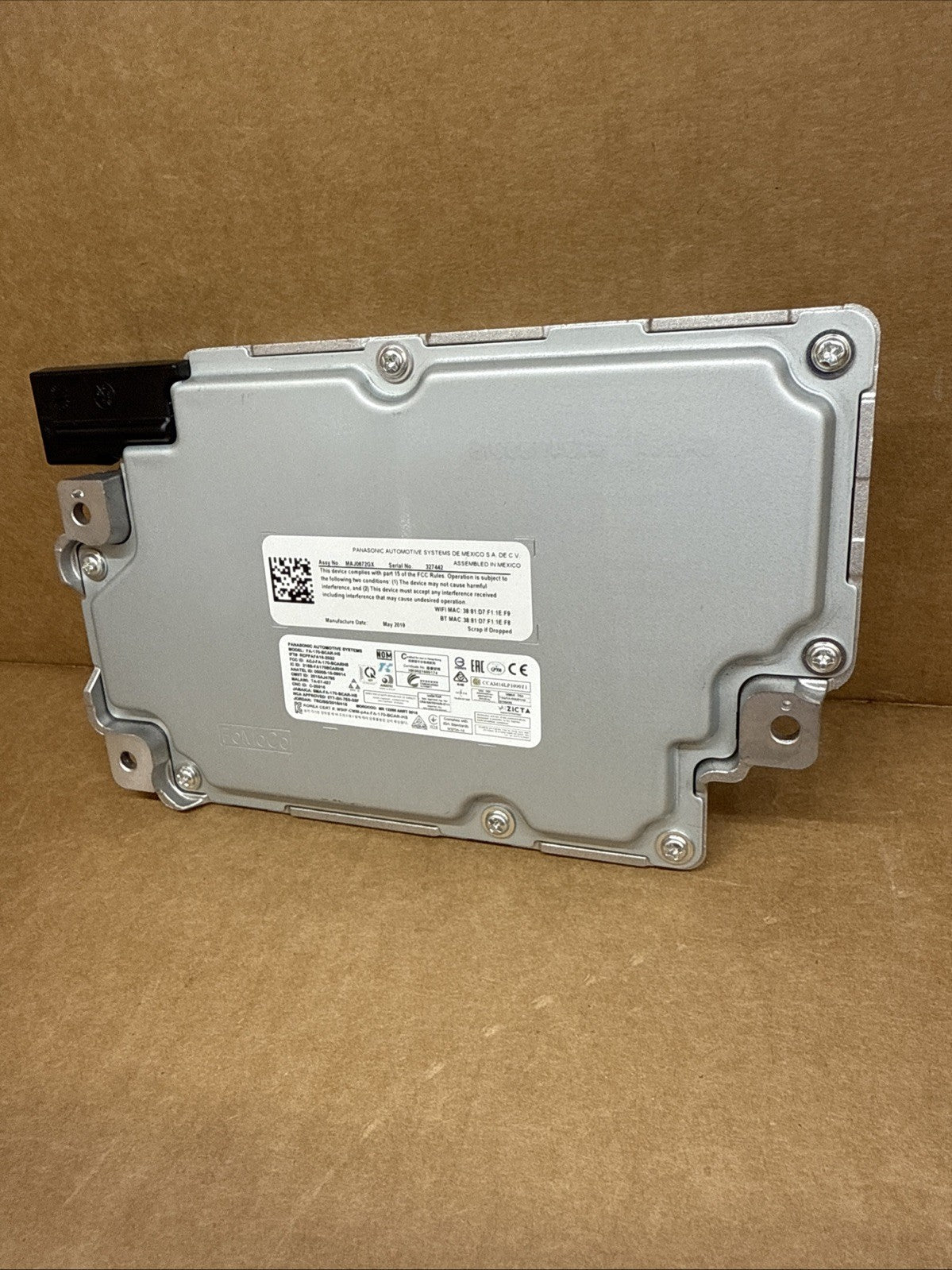 Ford Sync 3 Sync3 Radio Module JJ5T 14G370 FBA5