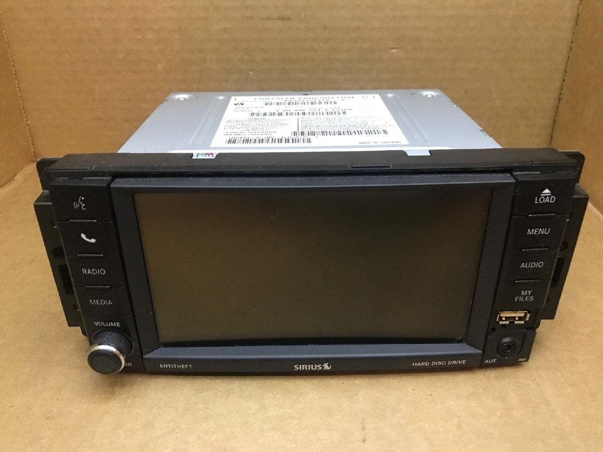 07 14 Dodge Chrysler Jeep High Speed Radio CD DVD MyGig RBZ P05091201AB0