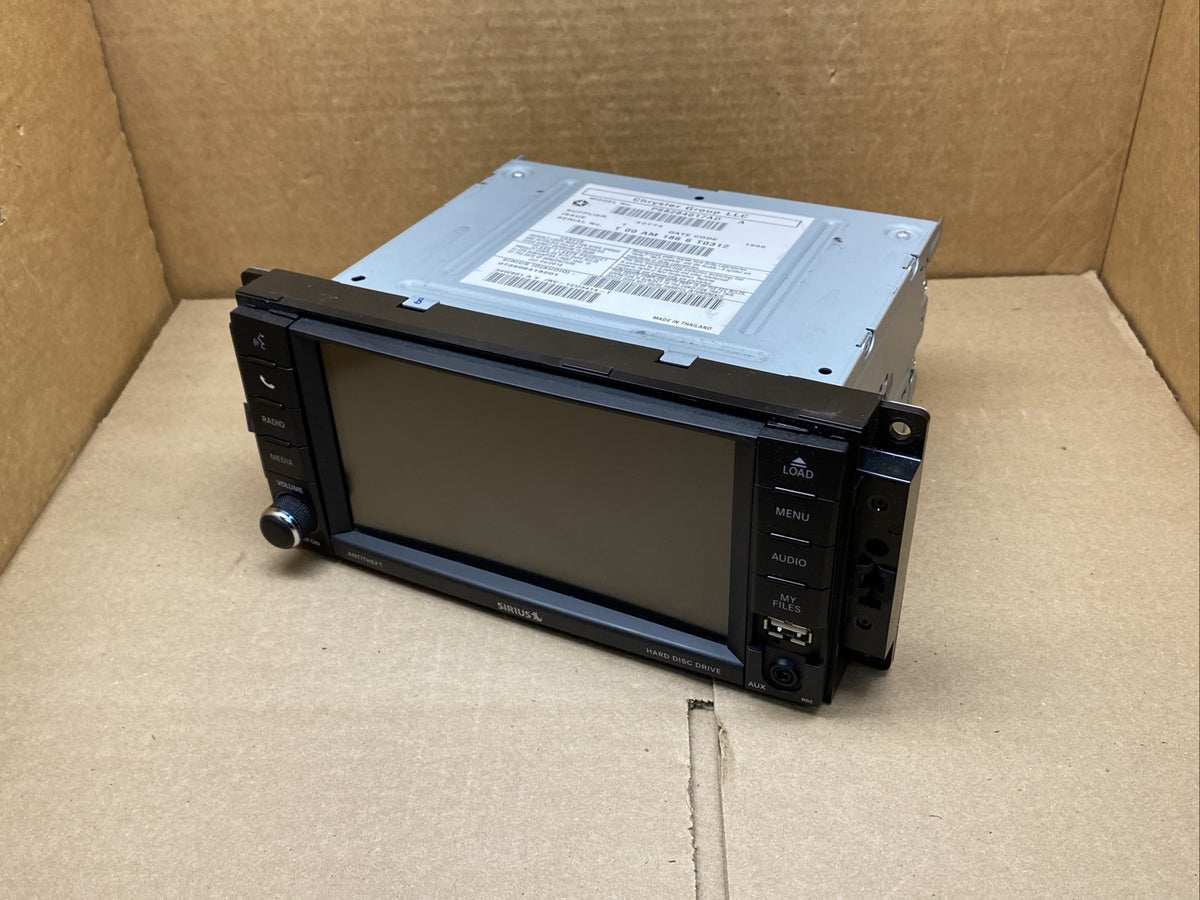 Jeep Dodge Chrysler Touchscreen Radio RBZ P68284017AD 68284017AD4