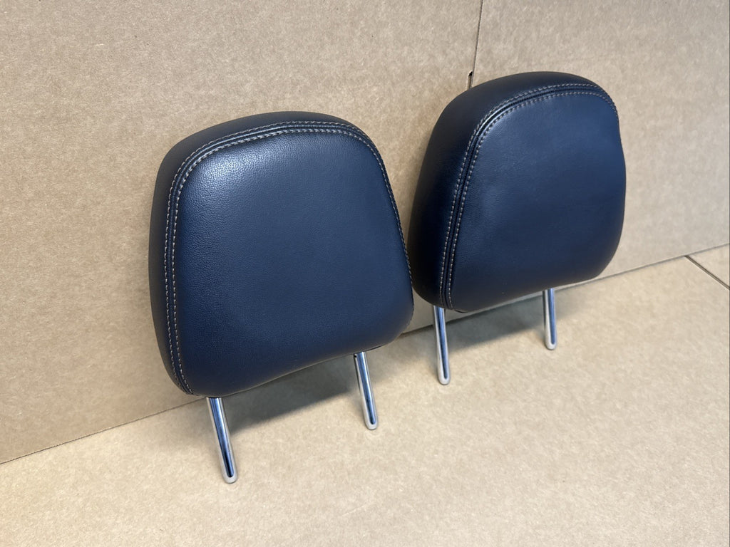 2014 2019 Toyota Highlander Headrest Head Rest Front Seat Set Black Leather2