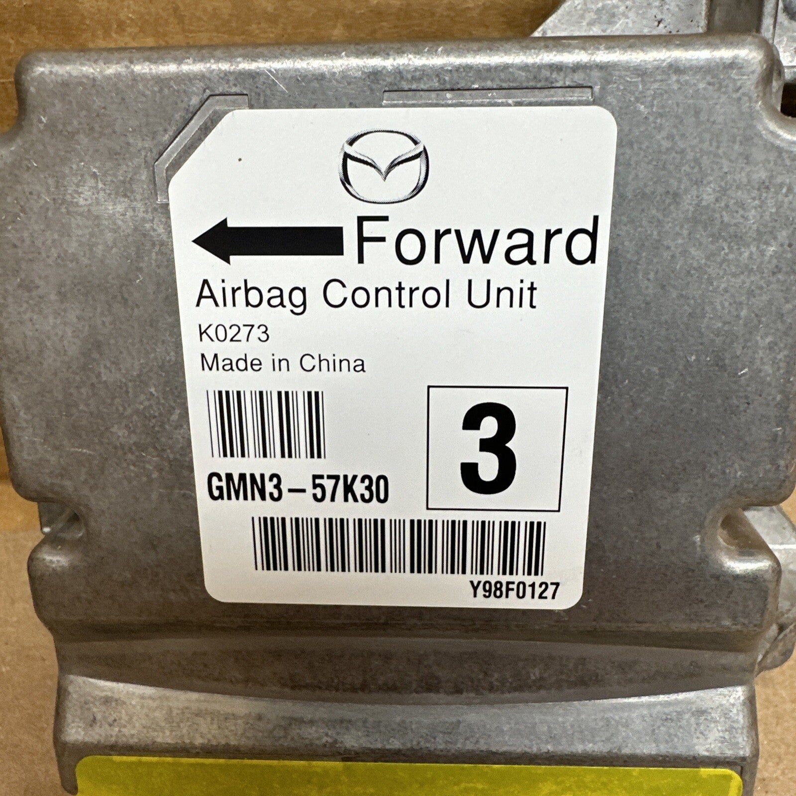 2014 2015 Mazda 6 Mazda6 SRS Air Bag Airbag Control Module GMN3 57K301