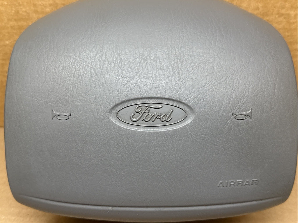 97 02 F150 Expedition Front Left Driver Side Steering Wheel Air Bag Airbag Gray3