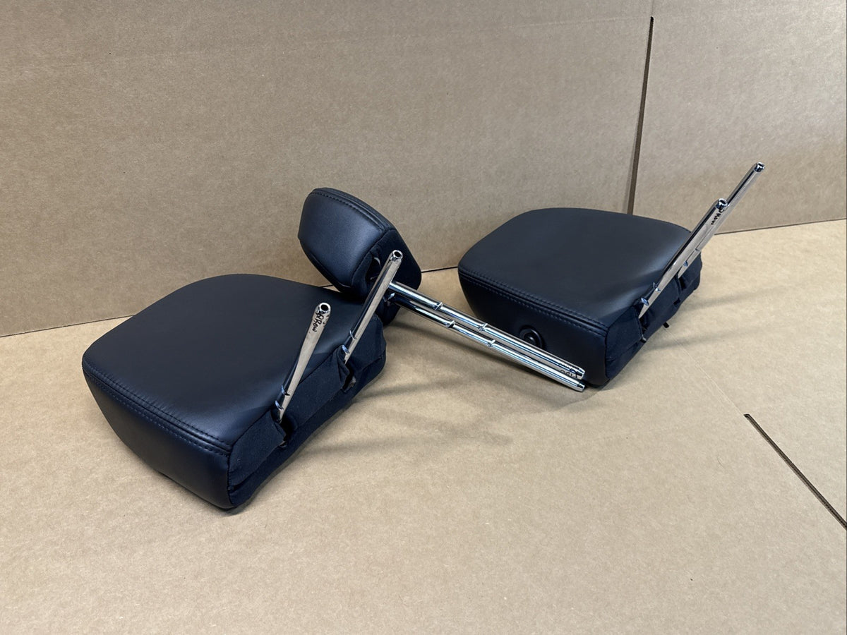 2011 2014 Ford F 150 F150 Back Rear Head Rest Headrest Black Leather Set of 310