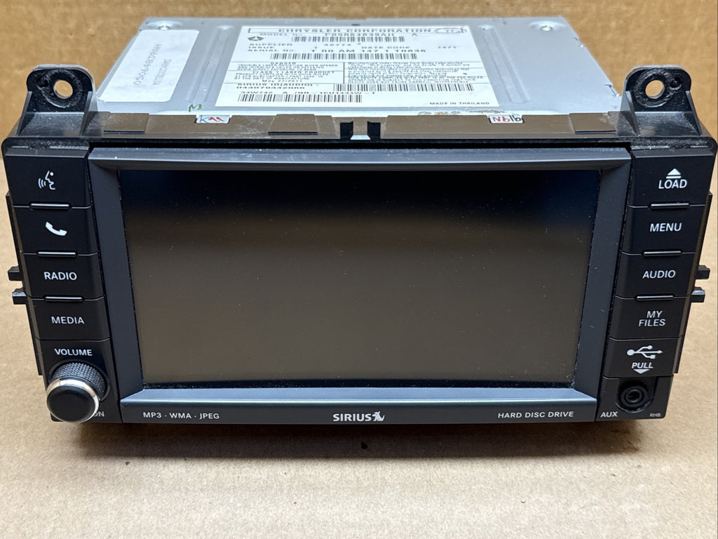 2011 2013 Jeep Grand Cherokee Radio RHB P05064839AH 05064839AH2