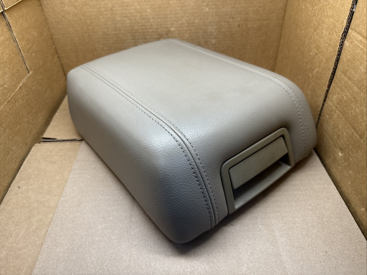 2004 2008 Ford F150 Center Console Cover Lid Top Arm Rest Armrest Tan Leather MW3