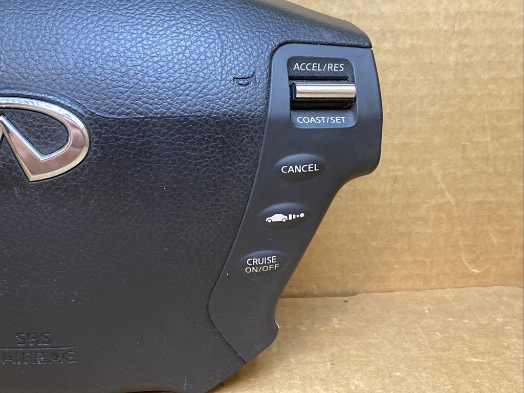 INFINITI M35 M45 FRONT LEFT DRIVER SIDE STEERING WHEEL AIRBAG AIR BAG BLACK6
