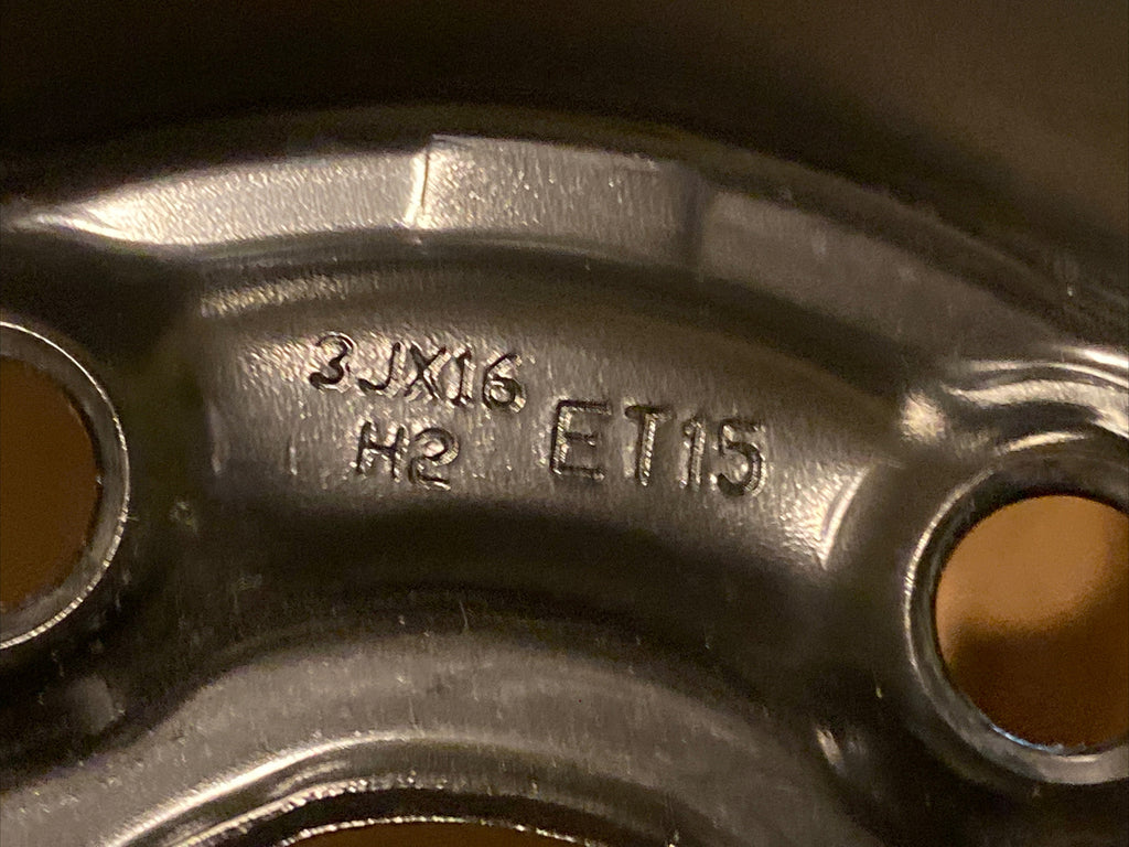 11 19 VW Volkswagen Jetta Compact Spare Tire Wheel Continental 16 In T125/90R164