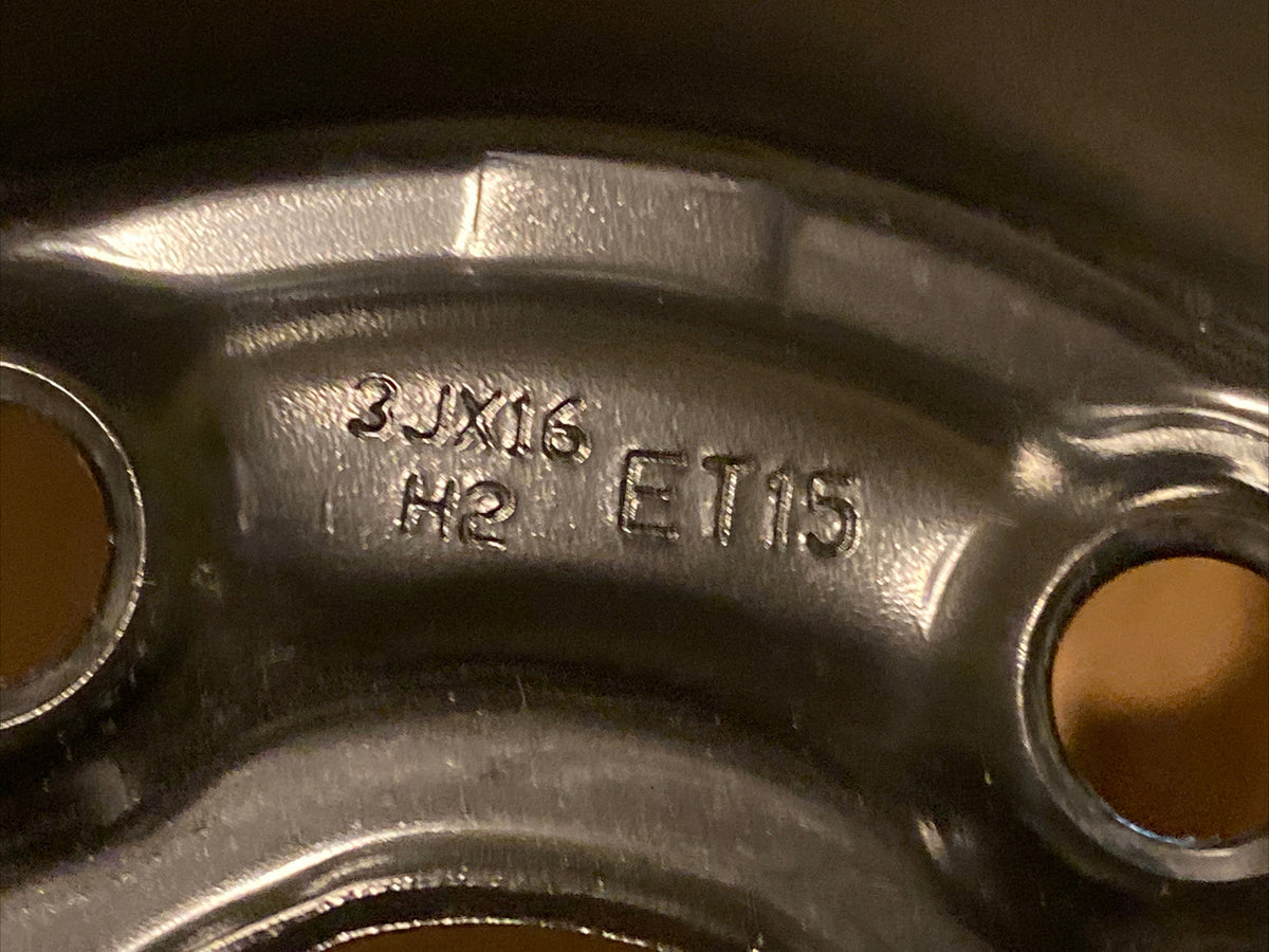 11 19 VW Volkswagen Jetta Compact Spare Tire Wheel Continental 16 In T125/90R164