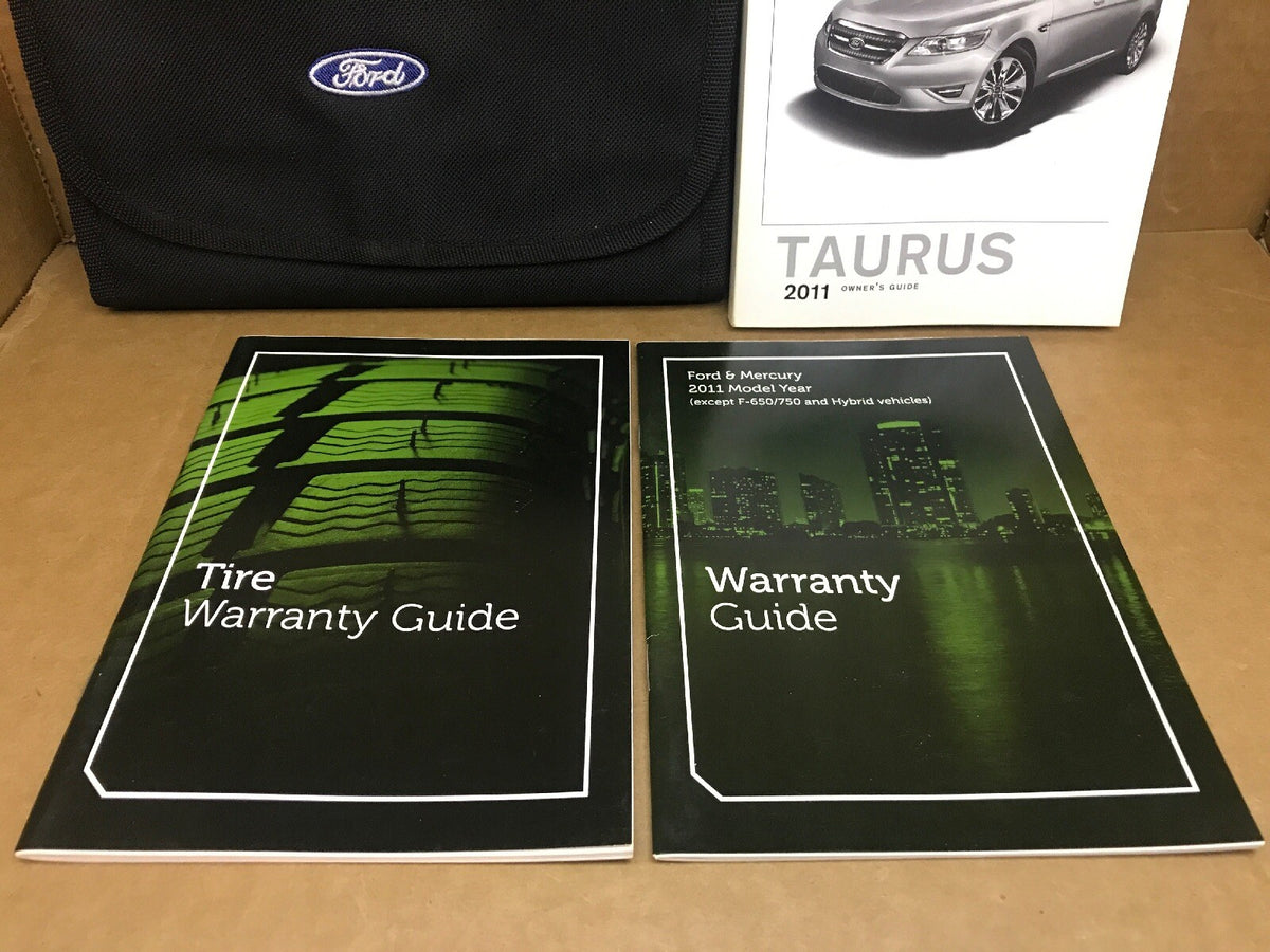 2011 11 FORD TAURUS OWNER'S OWNERS OWNER MANUAL BOOK GUIDE SET CASE OEM2