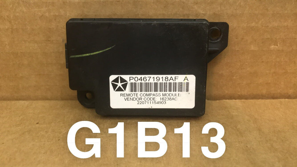 Dodge Chrysler Jeep Remote Compass Module P04671918AF Commander Nitro Caravan0