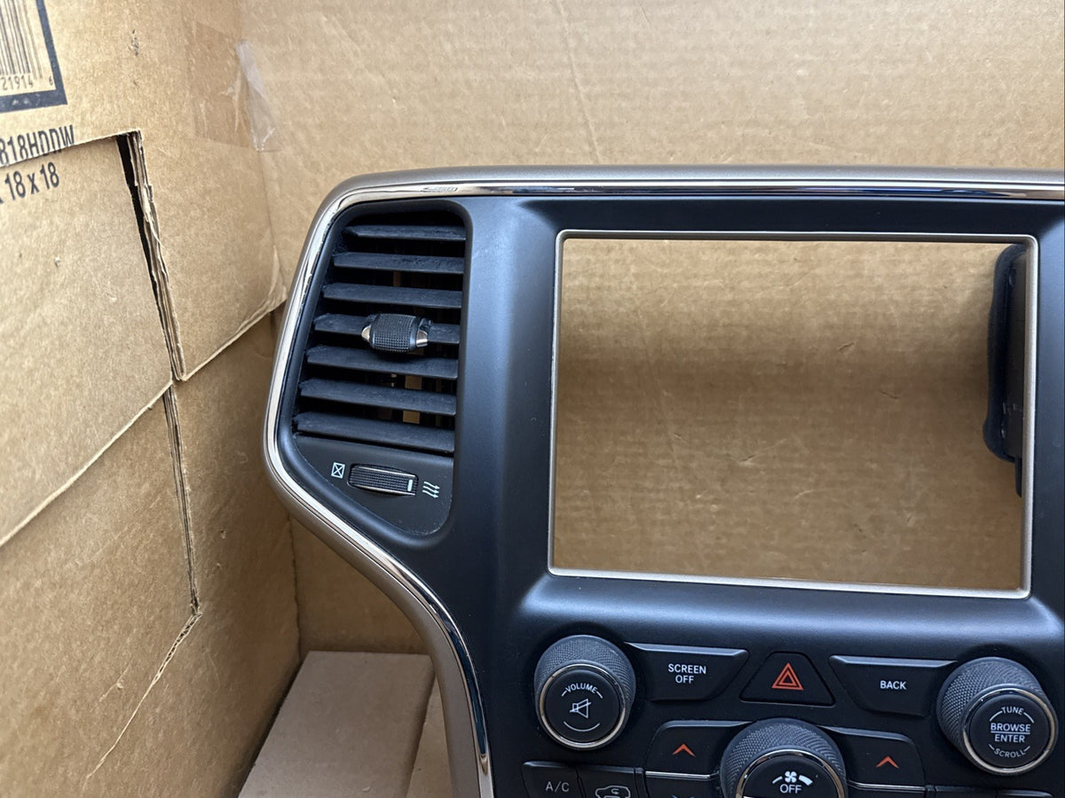 2016 2017 Jeep Grand Cherokee Temp Temperature Control Radio Bezel 68254006AE1