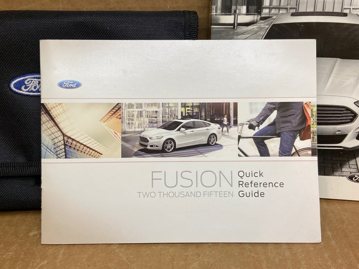 2015 15 FORD FUSION OWNER'S OWNERS OWNER MANUAL BOOK GUIDE SET CASE OEM3