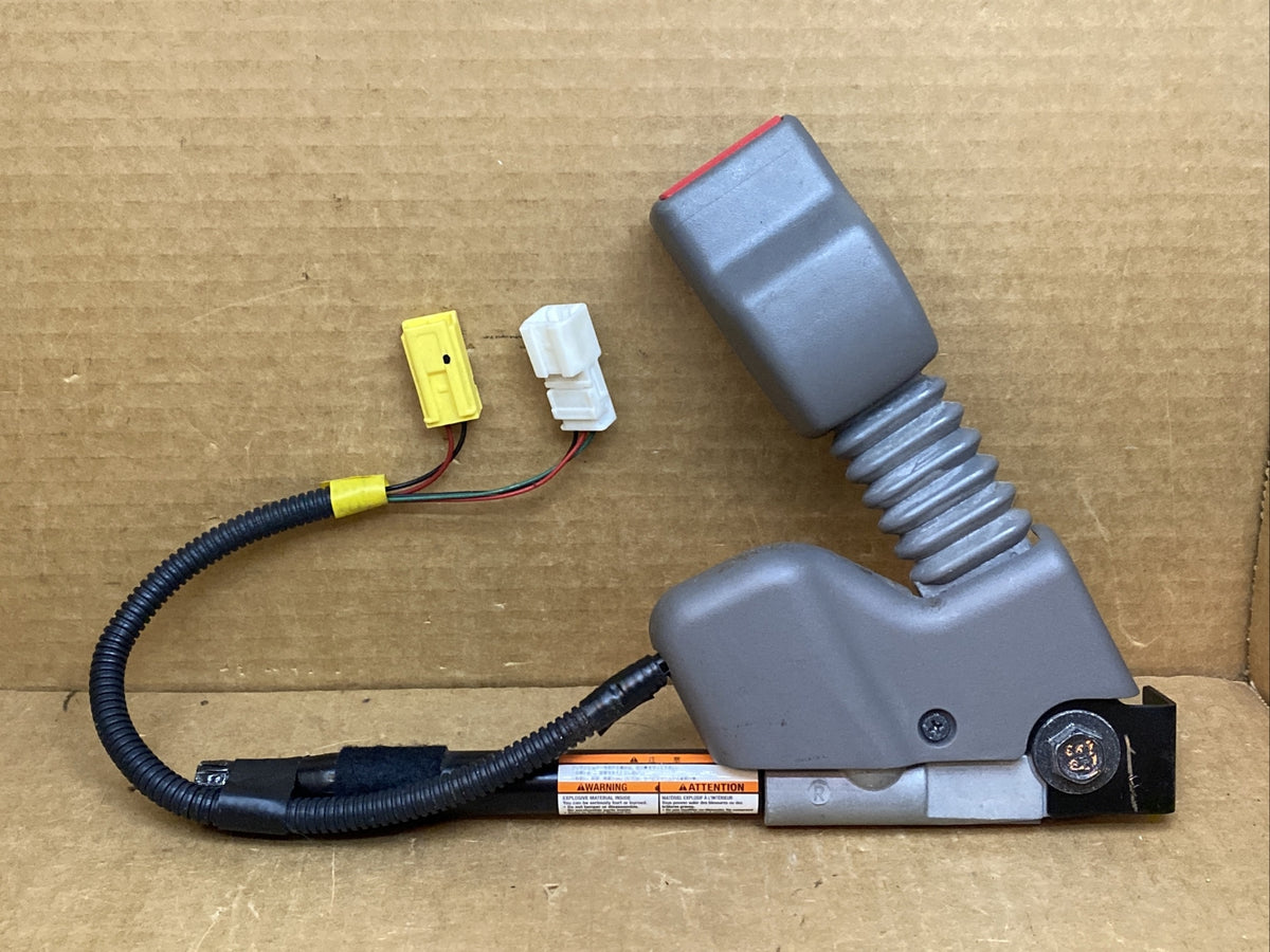 2006 2011 Honda Civic Front Right Passenger Side Seat Belt Seatbelt Buckle Gray0