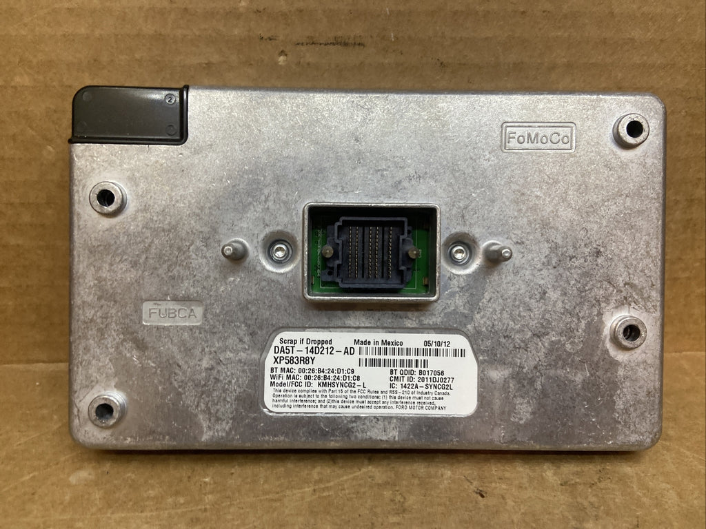12 14 Ford Focus Voice Recognition Sync Module DA5T 14D212 AD DM5T 14F239 AF0