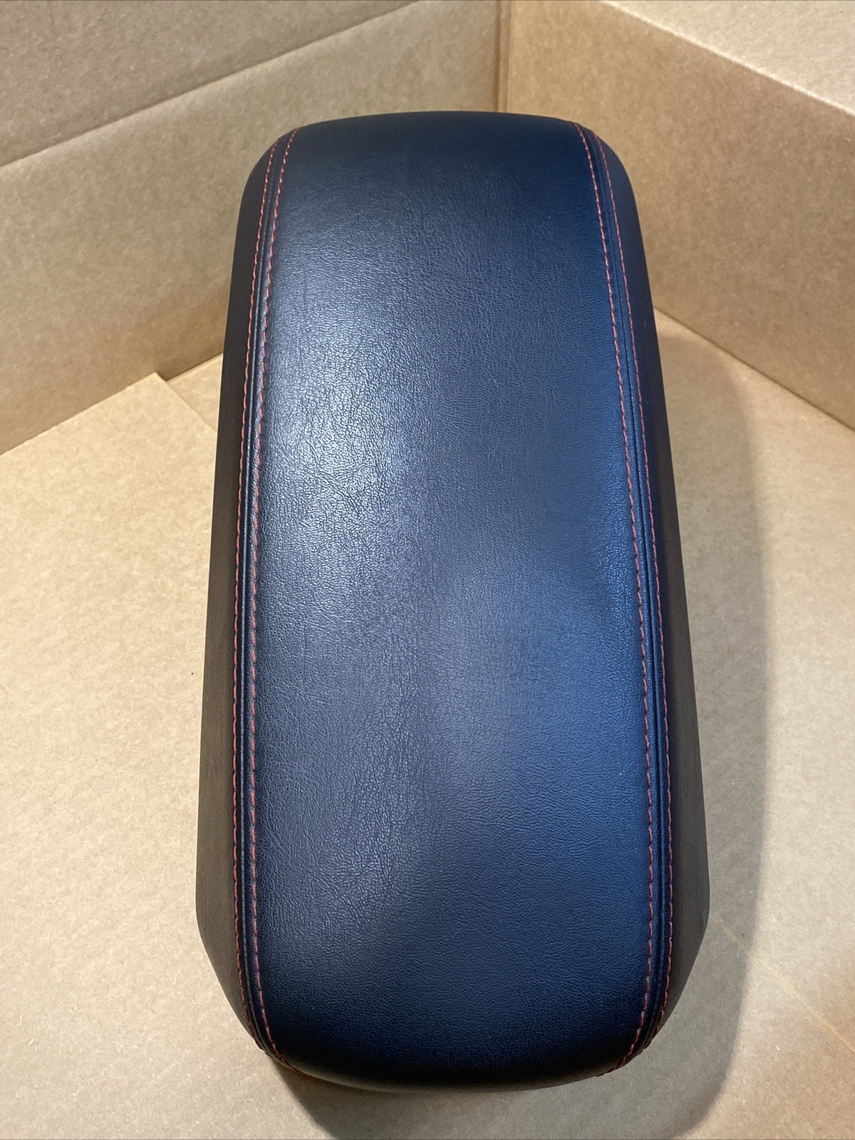 2014 2020 Jeep Cherokee Center Console Arm Rest Armrest Lid Top Black Red Stitch2