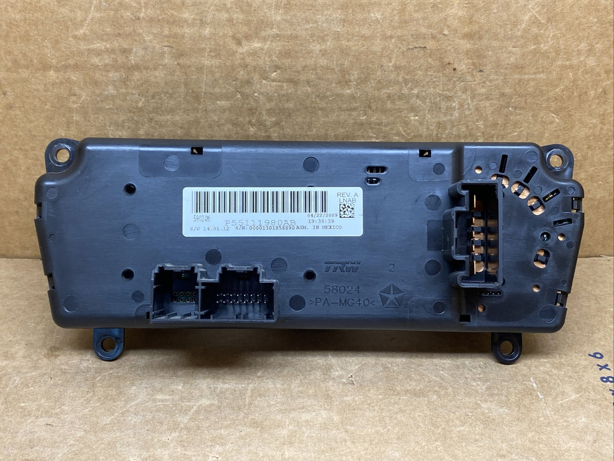 2007 2009 Liberty Nitro Climate Temp Temperature Control Dials P55111980AB6