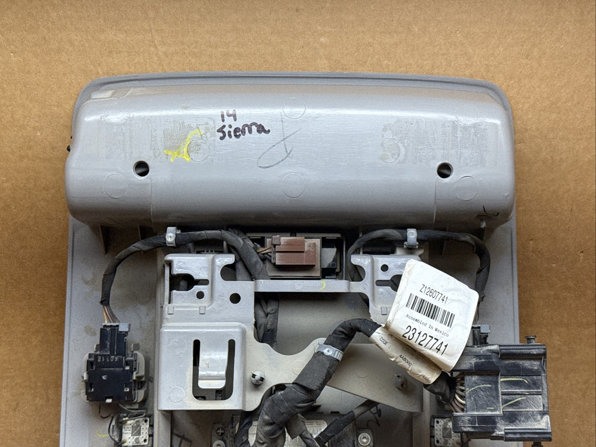 2014 2018 Silverado Sierra Front Over Head Overhead Roof Center Console7