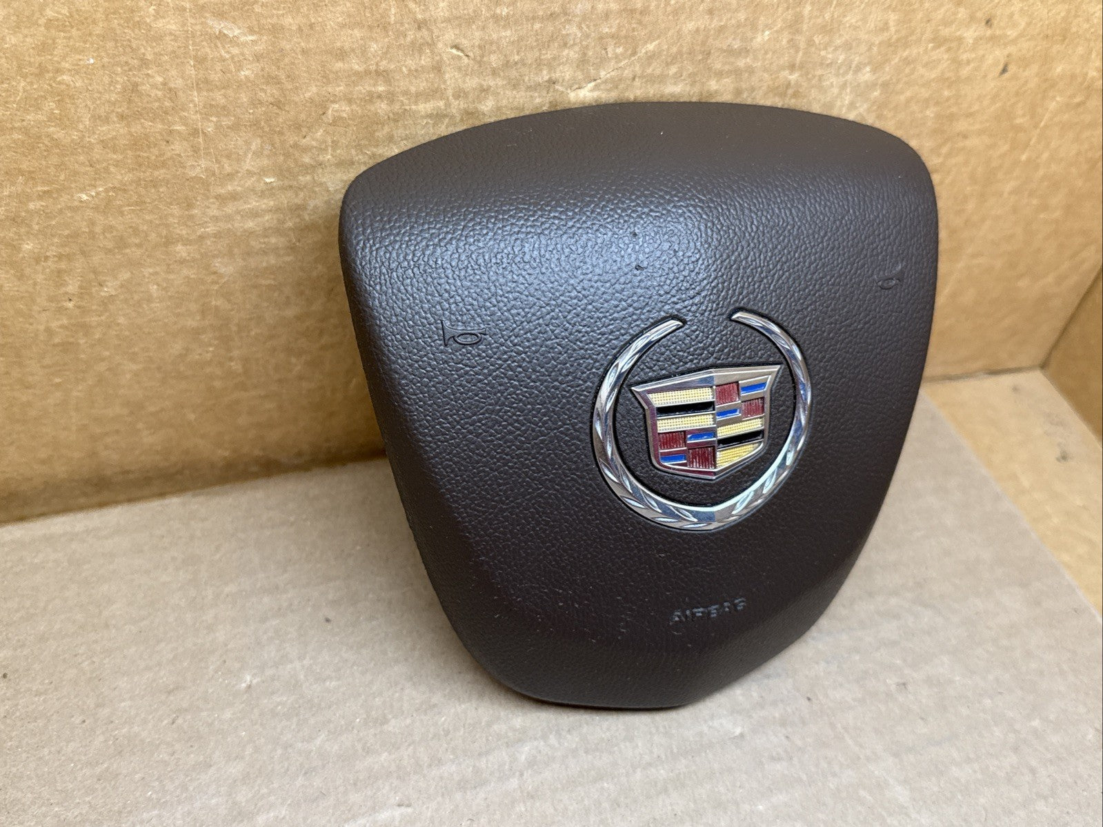 14 16 Cadillac SRX Front Left Driver Side Steering Wheel Air Bag Airbag Brown2