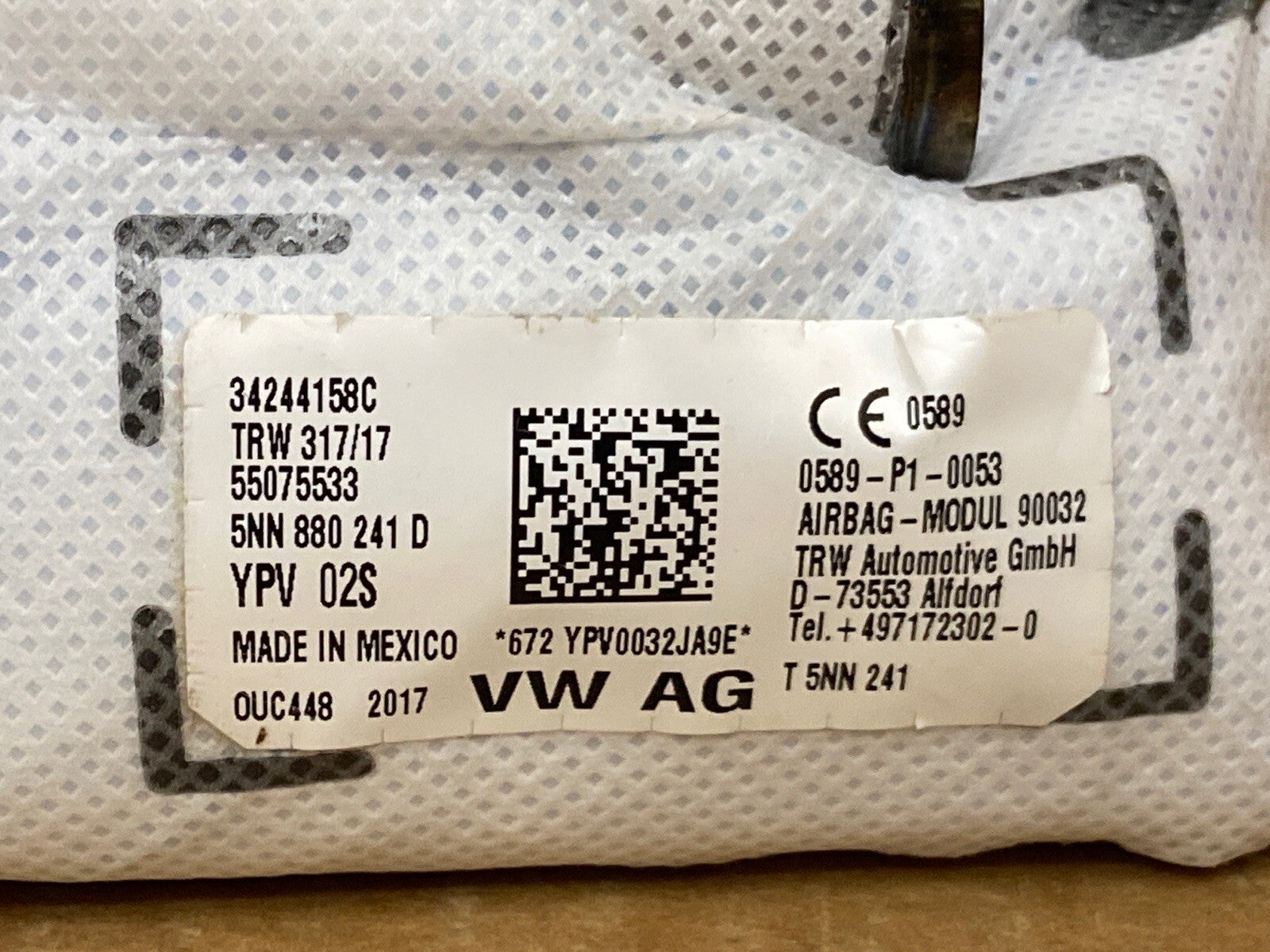 2018 2021 VW Volkswagen Tiguan Front Left Side Driver Seat Air Bag Airbag2