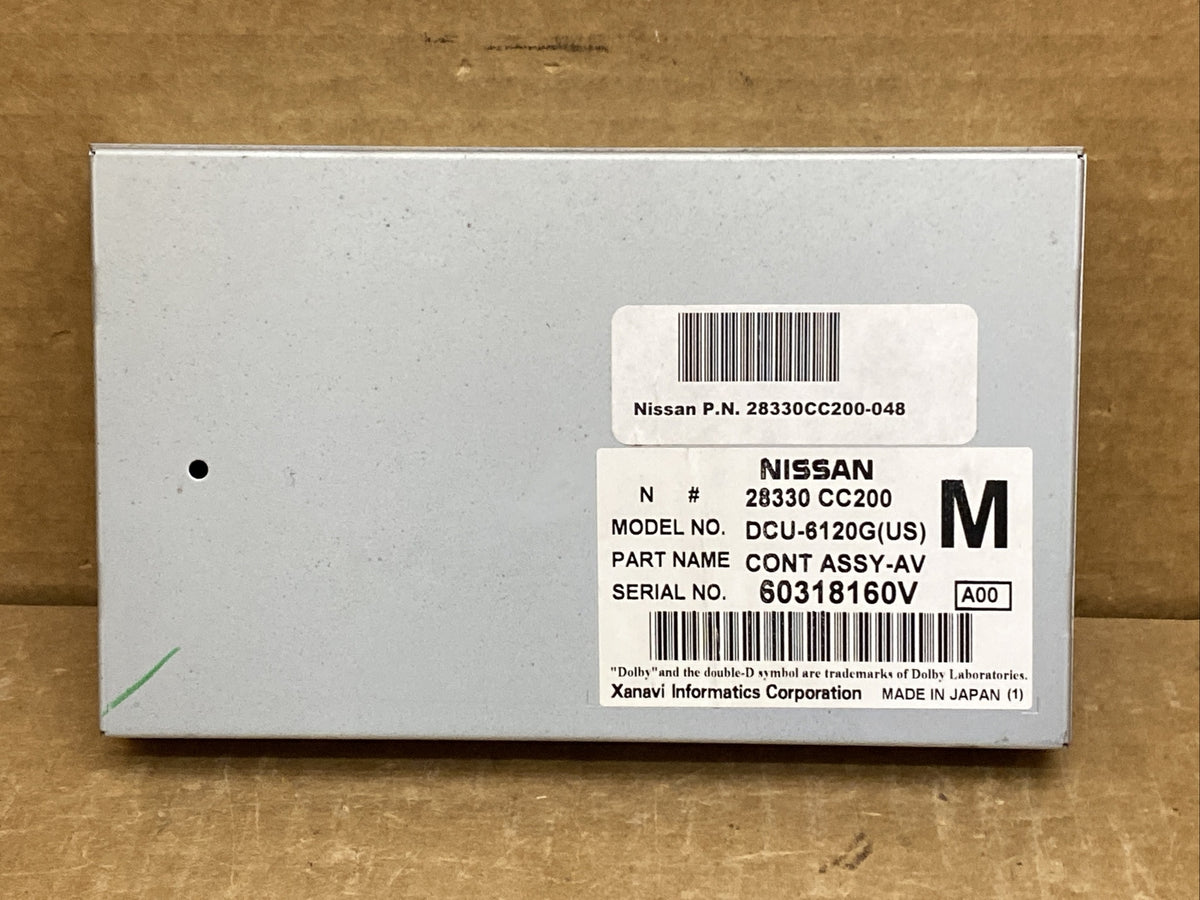 2006 2007 QX56 GPS Navigation Radio Display Control Module 28330 CC2000