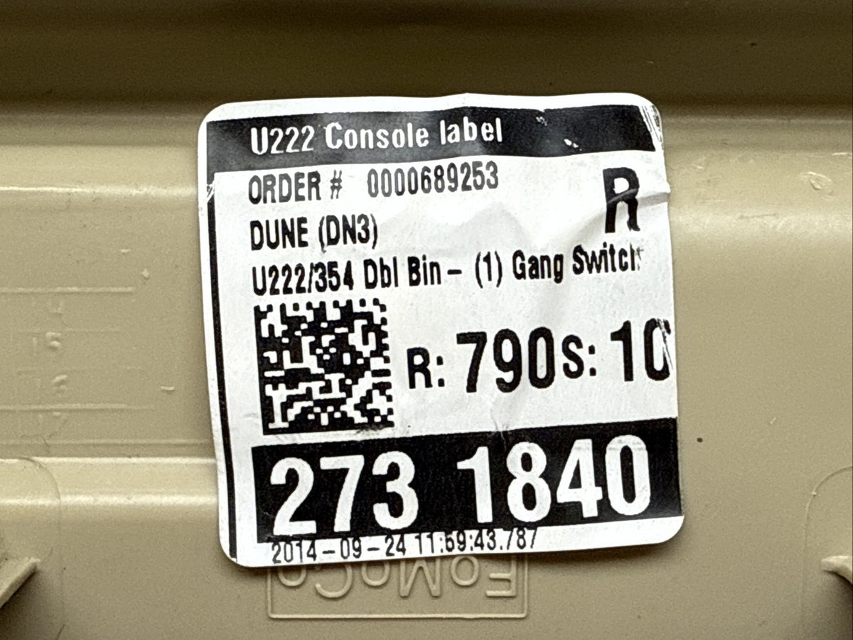 2015 2017 Ford Expedition Overhead Ceiling Roof Console Vent Switch Dune Tan OEM8