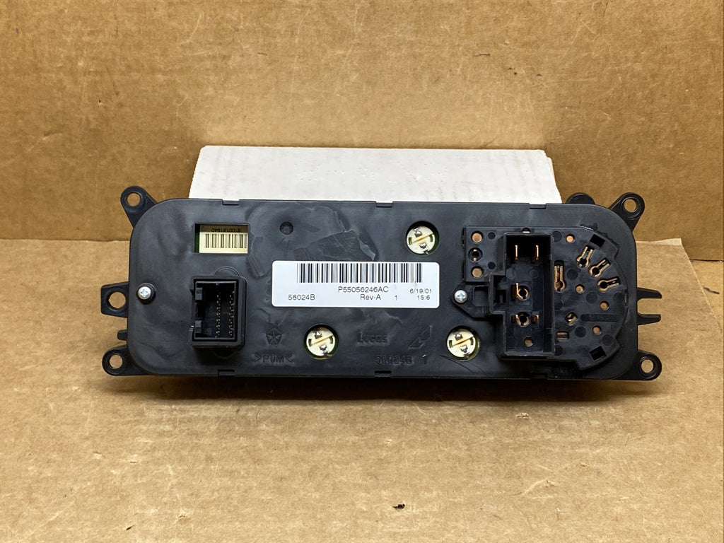 02 05 Dodge Ram Temp Temperature Climate Control Switches Dials P55056246AC4