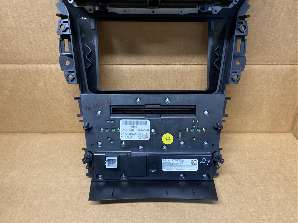 2016 2018 Ford Explorer Radio Climate Control Trim Bezel Panel GB5T 18A802 ED7