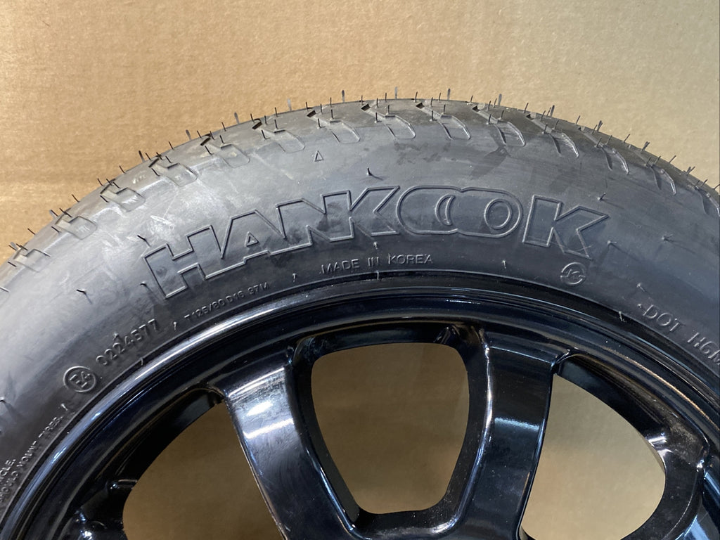 2006 2019 Hyundai Sonata Spare Tire Black Spoked OEM T125/80D162