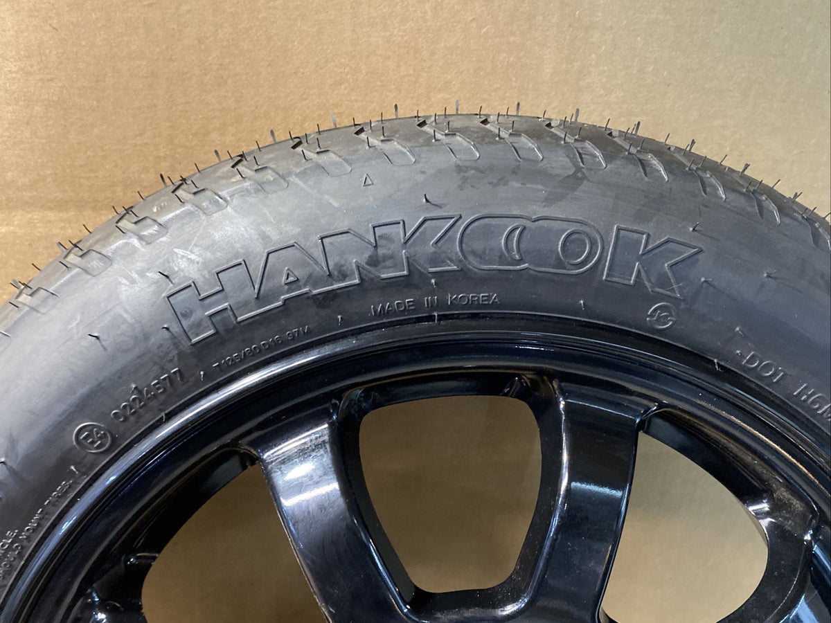 2006 2019 Hyundai Sonata Spare Tire Black Spoked OEM T125/80D162