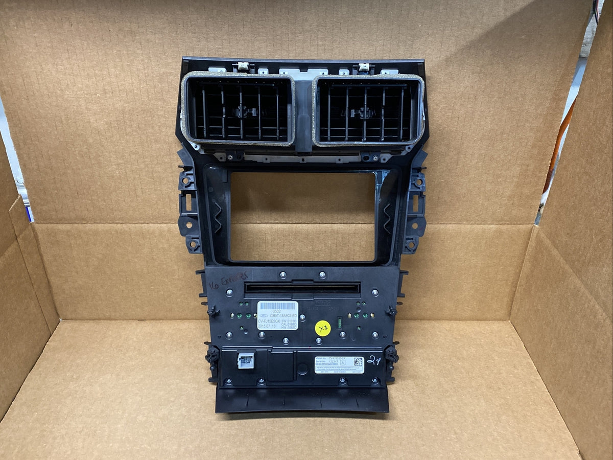 2016 2018 Ford Explorer Radio Climate Control Trim Bezel Panel GB5T 18A802 ED5