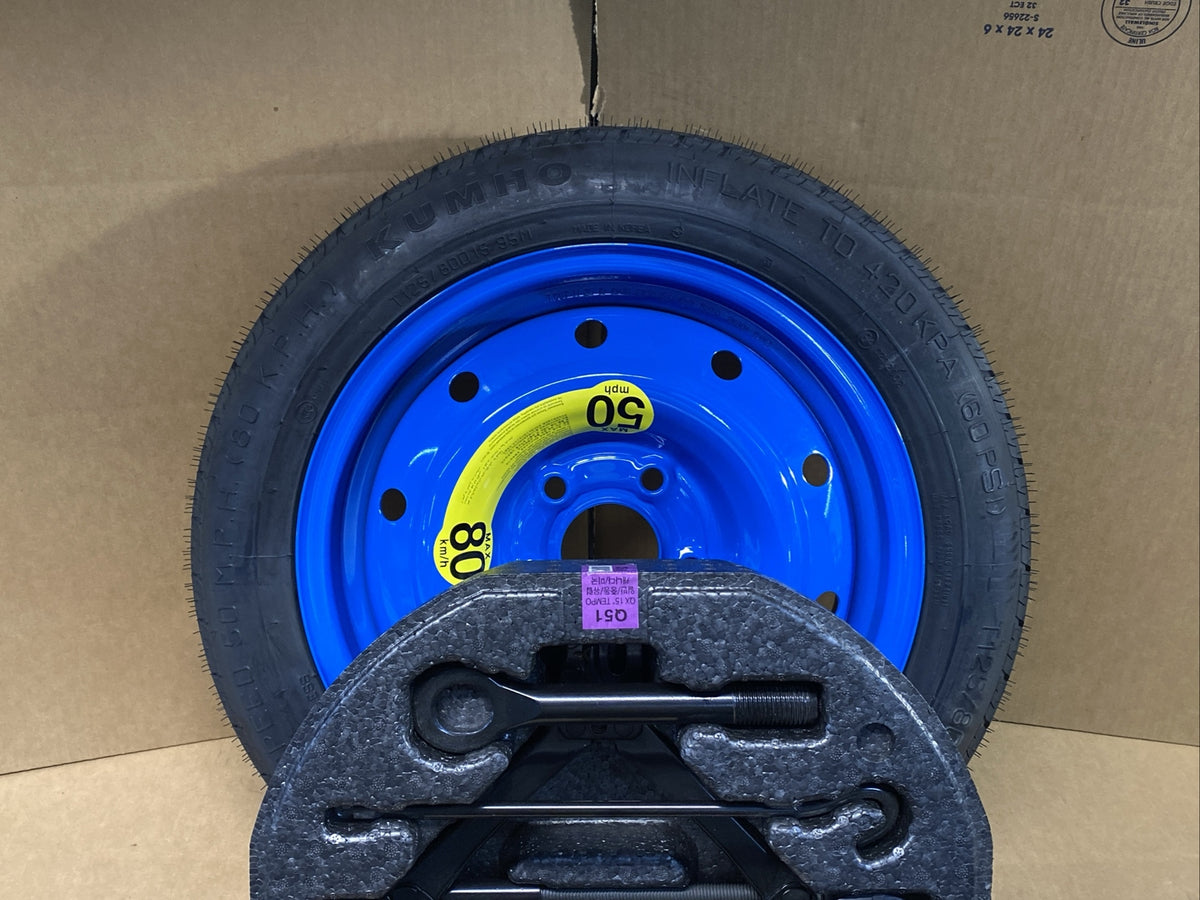 2020 2024 Hyundai Venue Spare Tire Jack Tools Set Kit 15 Inch T125/80D151