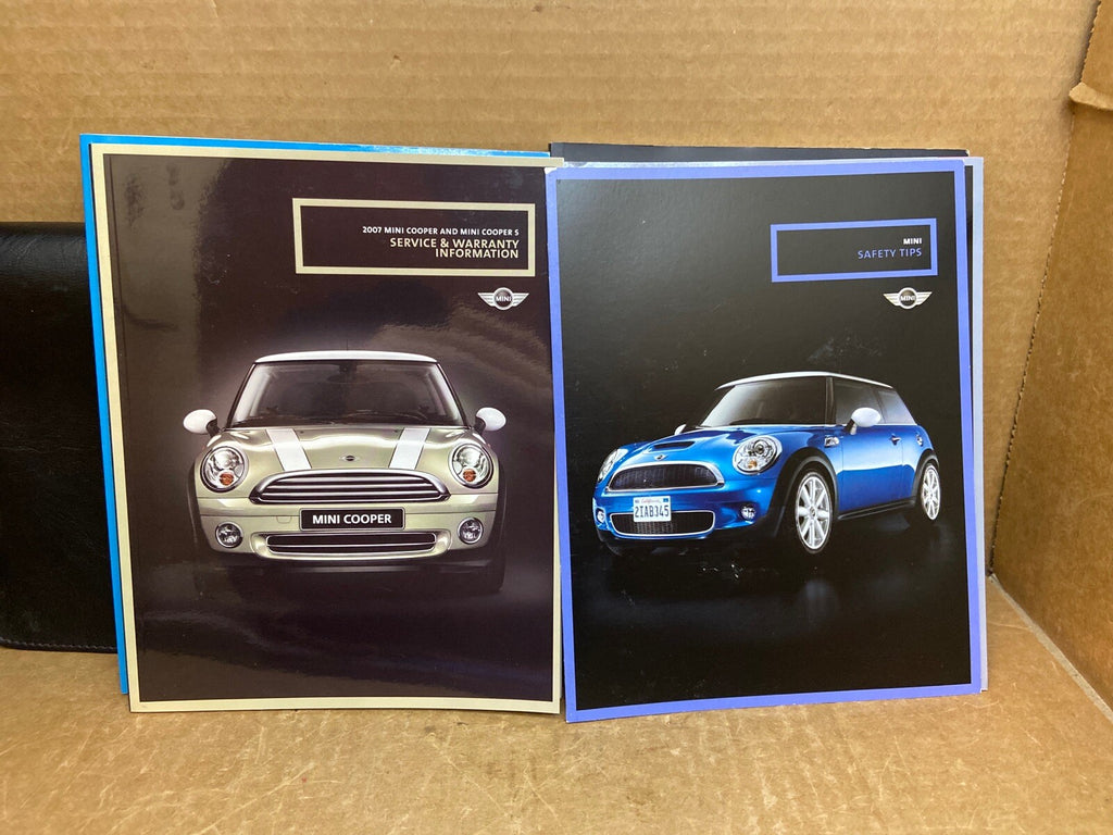 2007 07 Mini Cooper Owner's Owners Owner Manual Book Guide Set Case Wallet OEM5