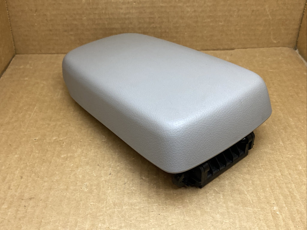 09 13 Toyota Corolla Console Lid Armrest Arm Rest Hinge Latch OEM Ash Gray Tan2