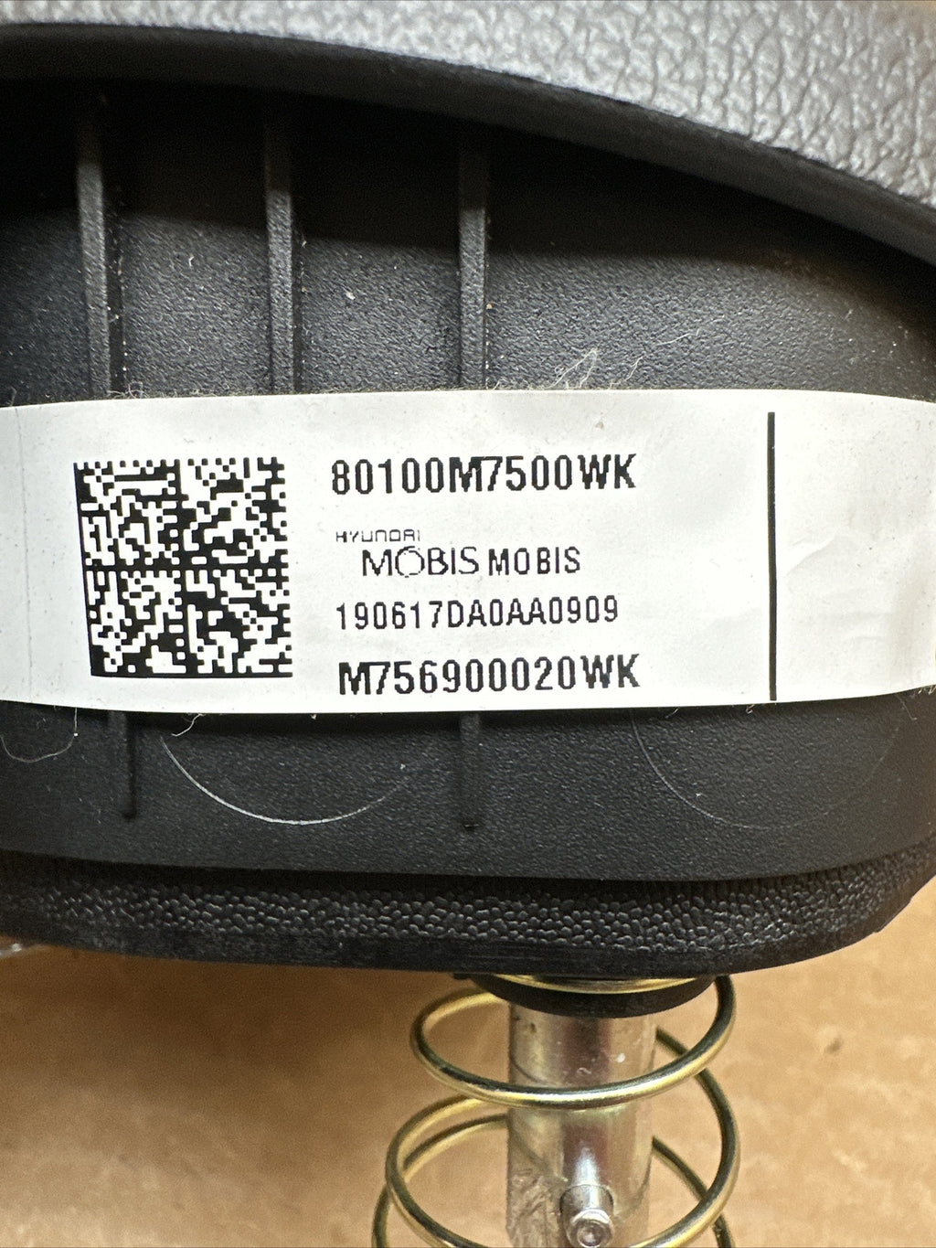 2019 2021 Kia Forte Front Left Driver Side Steering Wheel Air Bag Airbag8
