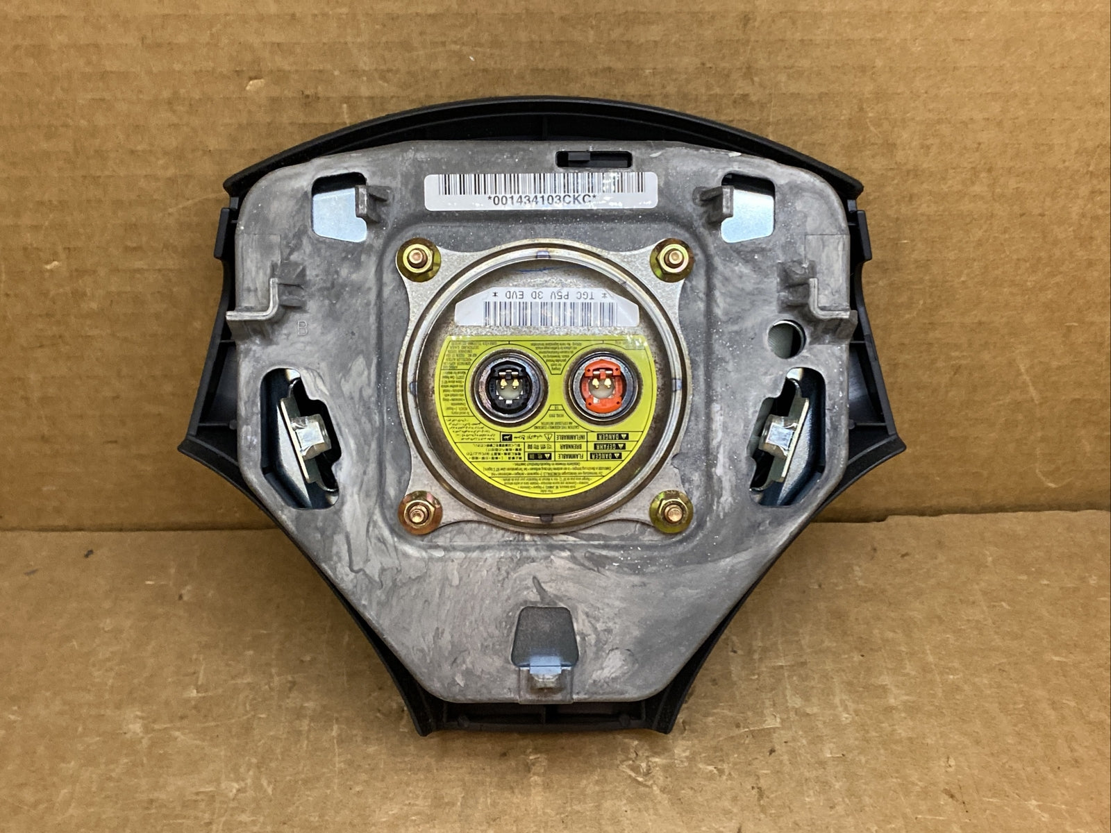 02 04 Toyota Camry SE Front Left Driver Side Steering Wheel Air Bag Airbag Black6