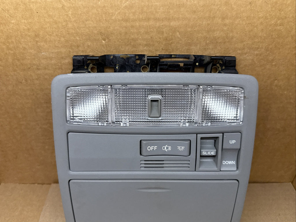 2010 2013 Toyota Highlander Front Over Head Overhead Console Sunroof Light Gray1