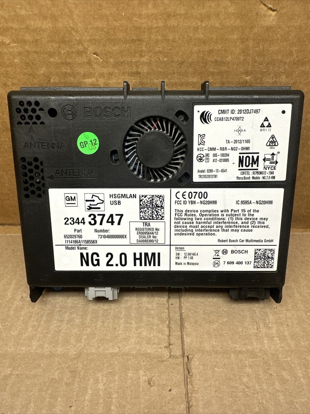 2015 2016 GM HMI Human Machine Interface Control Module 234437470