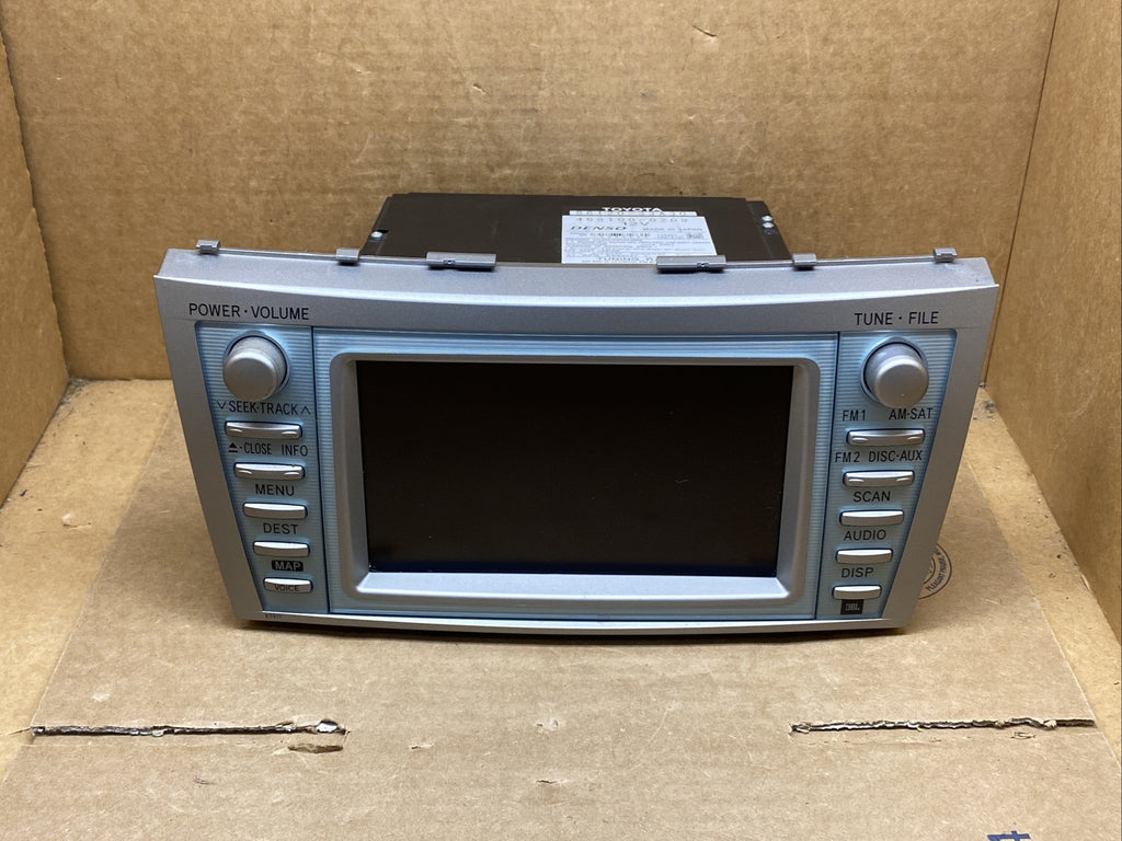 2007 2009 Toyota Camry Hybrid Dash Radio Screen Display JBL 86120 33A300