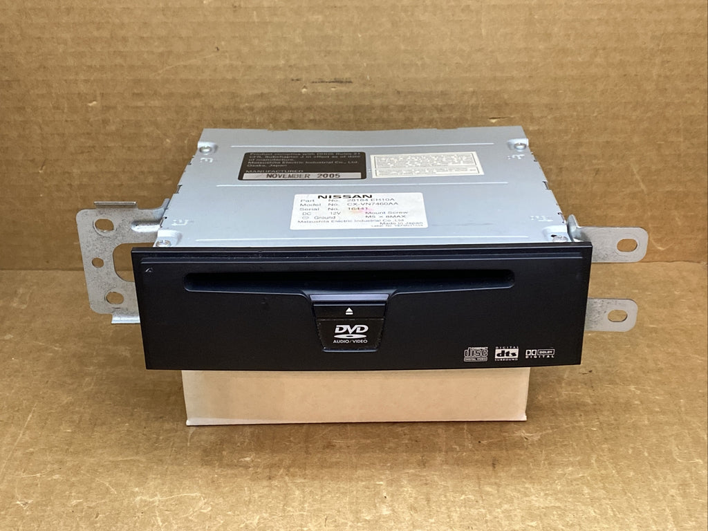 2006 2010 INFINITI M35 CONSOLE ENTERTAINMENT DVD PLAYER 28184 EH10A OEM0