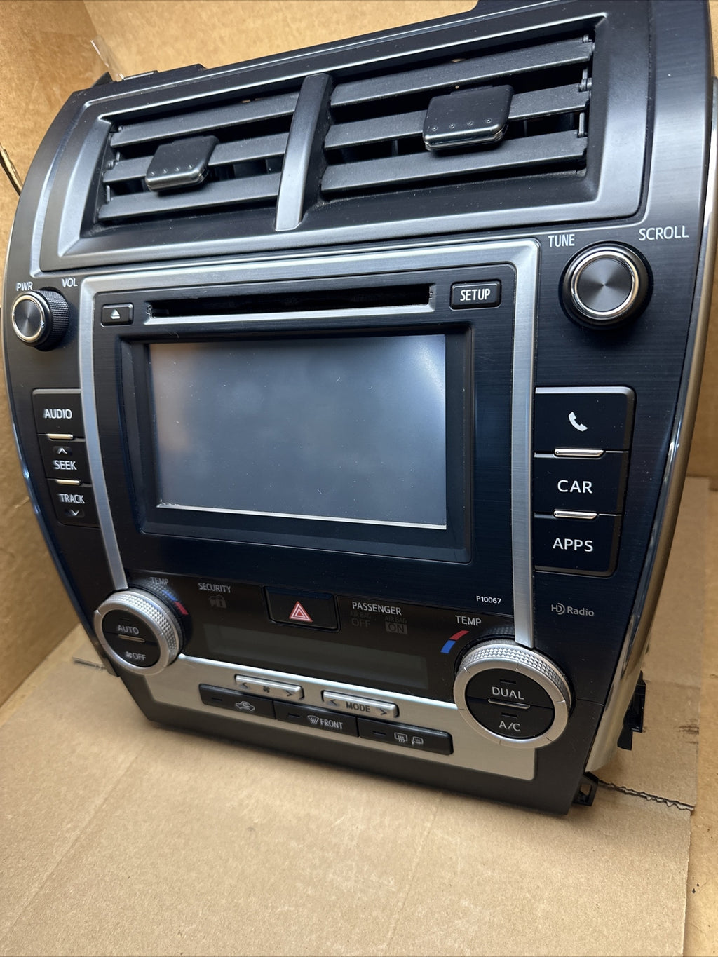 2012 2014 Toyota Camry Radio Touch Screen Display Receiver 86140 06020 P100674