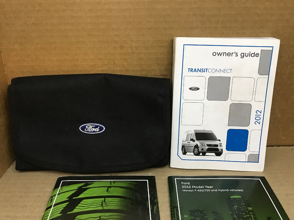 2012 12 FORD TRANSIT CONNECT OWNER'S OWNERS OWNER MANUAL BOOK GUIDE SET CASE OEM1
