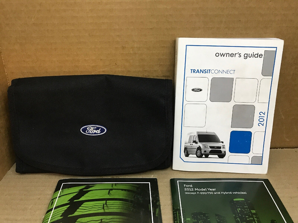 2012 12 FORD TRANSIT CONNECT OWNER'S OWNERS OWNER MANUAL BOOK GUIDE SET CASE OEM1